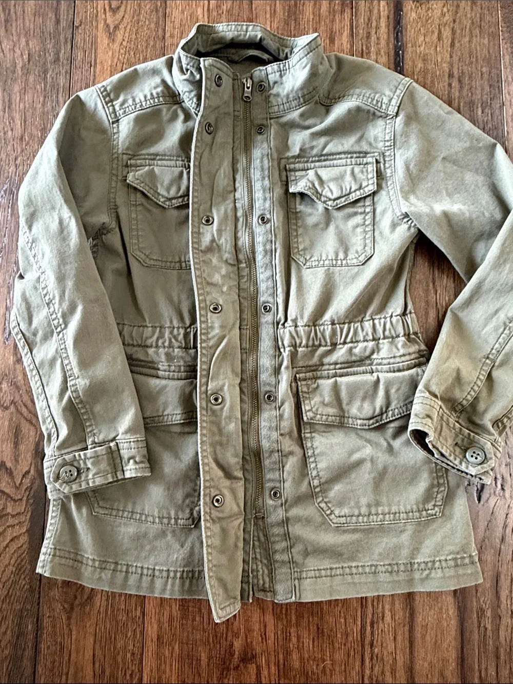 GAP Olive Green Utility Jacket for Kids